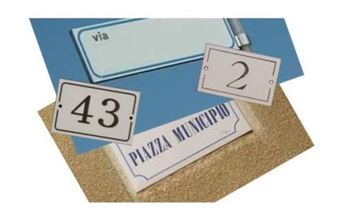 Revisione della toponomastica e numerazione civica dell'intero territorio comunale